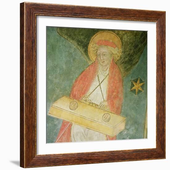 Angel Playing a Clavichord, Detail from the Vault of the Crypt-null-Framed Giclee Print