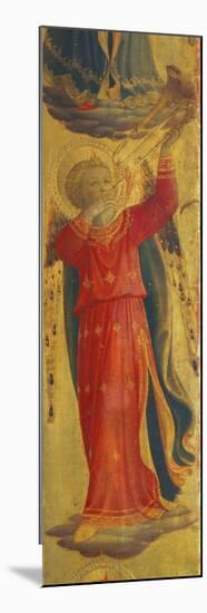 Angel Playing a Trumpet, Detail from the Linaiuoli Triptych, 1433-Fra Angelico-Mounted Giclee Print