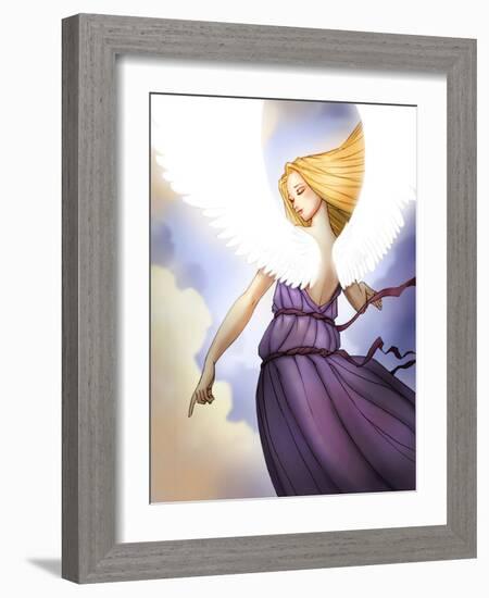 Angel Pointing-Harry Briggs-Framed Giclee Print