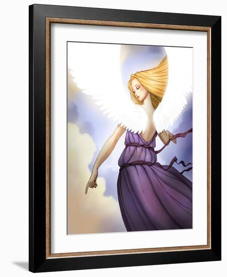 Angel Pointing-Harry Briggs-Framed Giclee Print