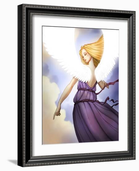 Angel Pointing-Harry Briggs-Framed Giclee Print