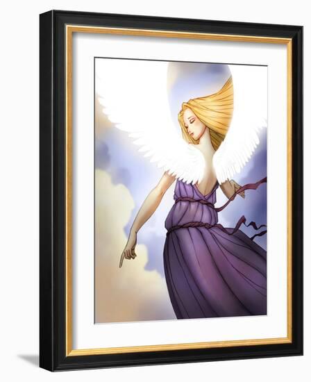 Angel Pointing-Harry Briggs-Framed Giclee Print