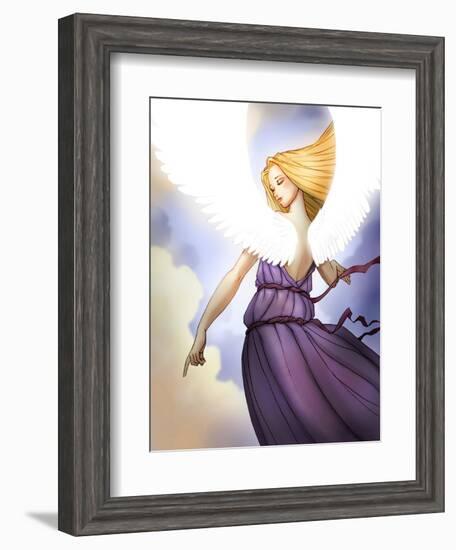 Angel Pointing-Harry Briggs-Framed Giclee Print