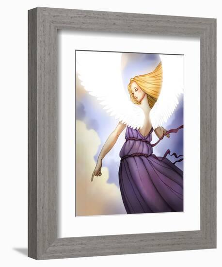 Angel Pointing-Harry Briggs-Framed Giclee Print