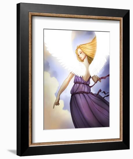 Angel Pointing-Harry Briggs-Framed Giclee Print