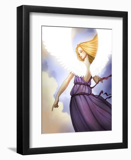 Angel Pointing-Harry Briggs-Framed Giclee Print