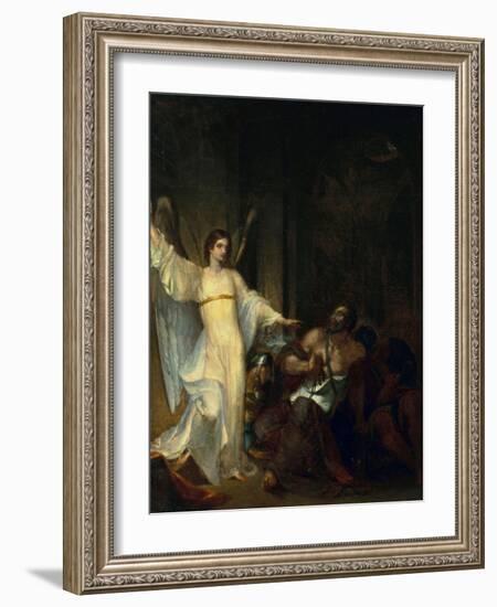 Angel Releasing St. Peter from Prison, C.1814-Washington Allston-Framed Giclee Print