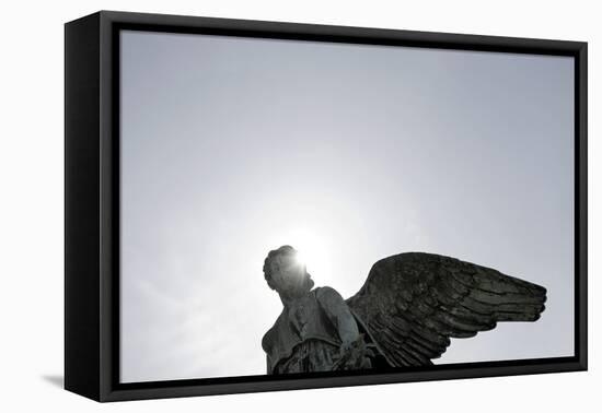 Angel's Wing, Statue, Copenhagen, Denmark, Scandinavia-Axel Schmies-Framed Premier Image Canvas