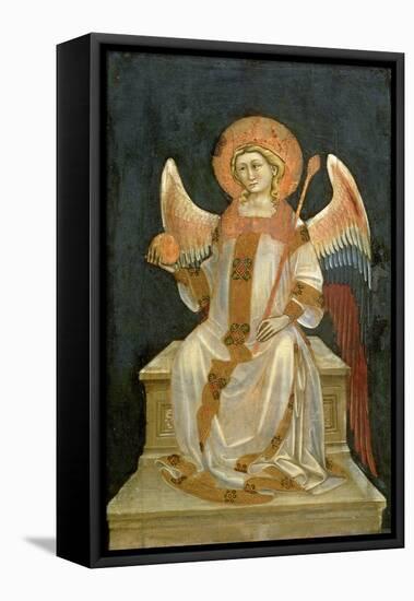 Angel Seated on a Throne, the Orb in One Hand, the Sceptre in the Other, C.1348-54-Ridolfo di Arpo Guariento-Framed Premier Image Canvas