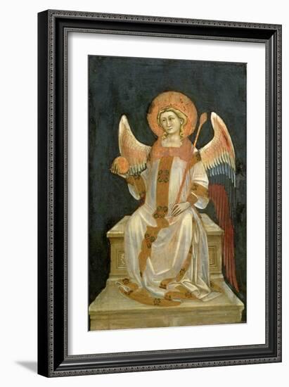 Angel Seated on a Throne, the Orb in One Hand, the Sceptre in the Other, C.1348-54-Ridolfo di Arpo Guariento-Framed Giclee Print