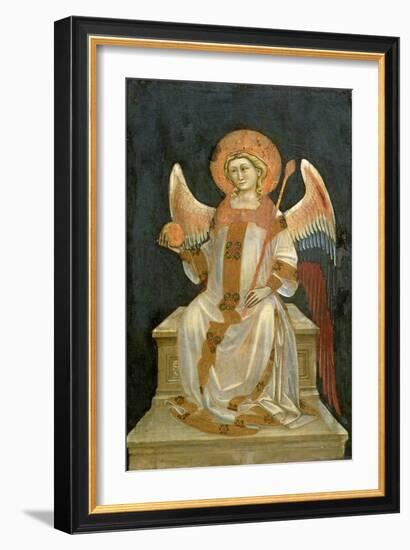 Angel Seated on a Throne, the Orb in One Hand, the Sceptre in the Other, C.1348-54-Ridolfo di Arpo Guariento-Framed Giclee Print