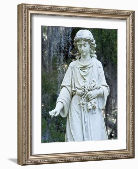 Angel Statue, Bonaventure Cemetary, Savannah, Georgia, USA-Rob Tilley-Framed Photographic Print