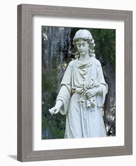 Angel Statue, Bonaventure Cemetary, Savannah, Georgia, USA-Rob Tilley-Framed Photographic Print