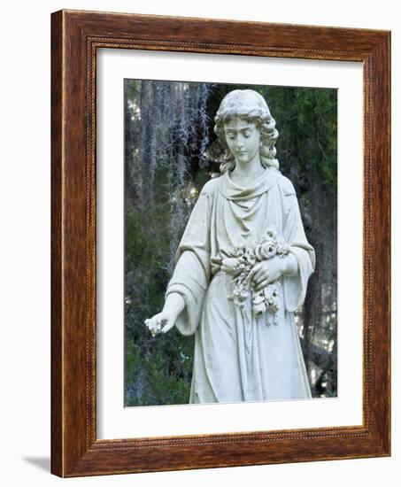 Angel Statue, Bonaventure Cemetary, Savannah, Georgia, USA-Rob Tilley-Framed Photographic Print