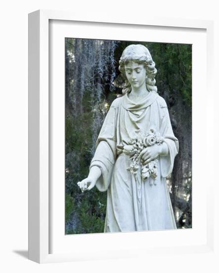 Angel Statue, Bonaventure Cemetary, Savannah, Georgia, USA-Rob Tilley-Framed Photographic Print