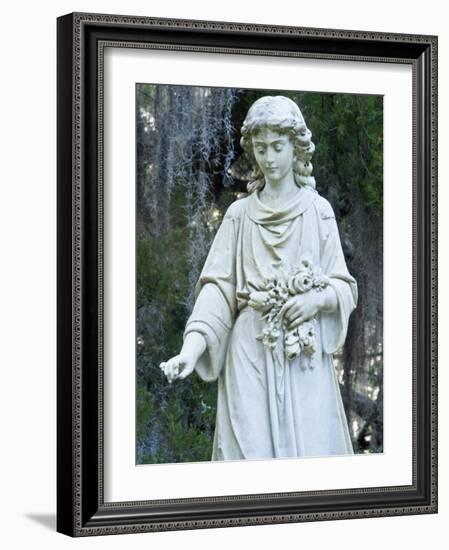 Angel Statue, Bonaventure Cemetary, Savannah, Georgia, USA-Rob Tilley-Framed Photographic Print