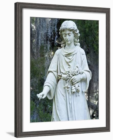 Angel Statue, Bonaventure Cemetary, Savannah, Georgia, USA-Rob Tilley-Framed Photographic Print