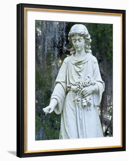 Angel Statue, Bonaventure Cemetary, Savannah, Georgia, USA-Rob Tilley-Framed Photographic Print
