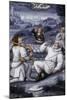 Angel Summoning the Shepherds to the Nativity, 16th Century-null-Mounted Premium Giclee Print