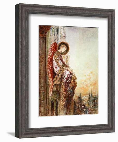 Angel Traveller (W/C)-Gustave Moreau-Framed Giclee Print