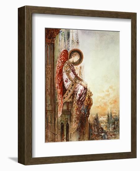 Angel Traveller (W/C)-Gustave Moreau-Framed Giclee Print