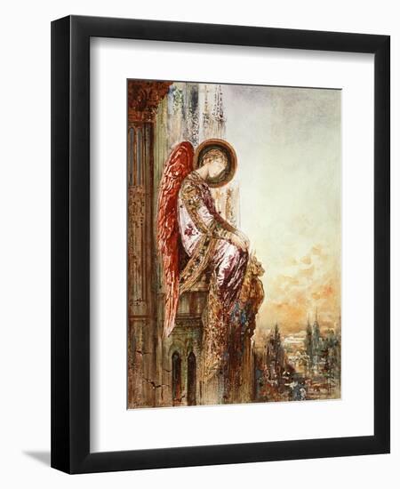 Angel Traveller (W/C)-Gustave Moreau-Framed Giclee Print