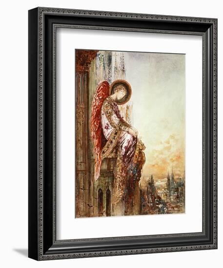 Angel Traveller (W/C)-Gustave Moreau-Framed Giclee Print