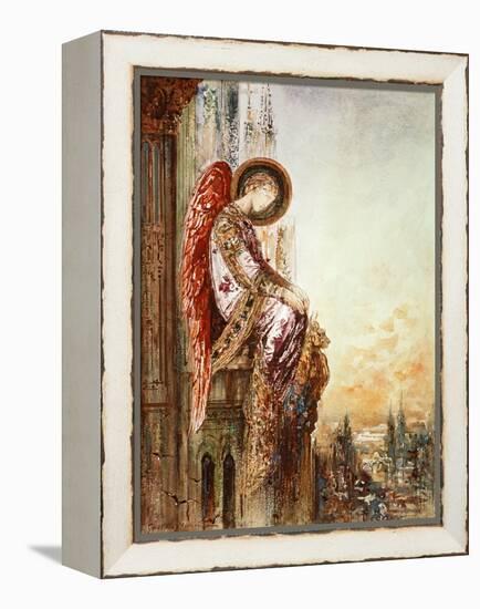 Angel Traveller (W/C)-Gustave Moreau-Framed Premier Image Canvas