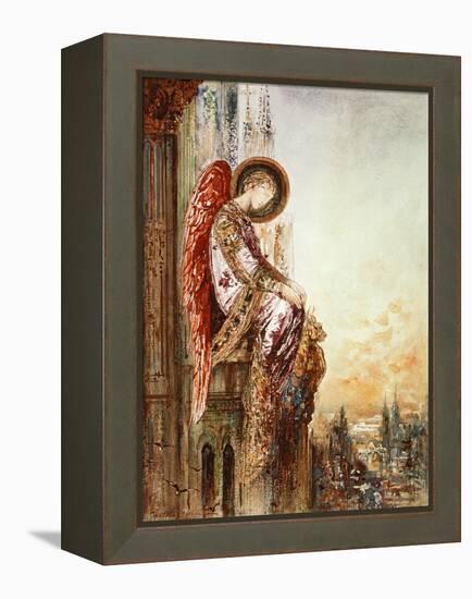 Angel Traveller (W/C)-Gustave Moreau-Framed Premier Image Canvas