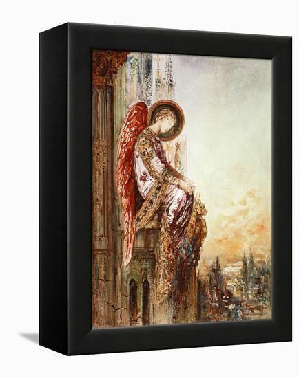 Angel Traveller (W/C)-Gustave Moreau-Framed Premier Image Canvas