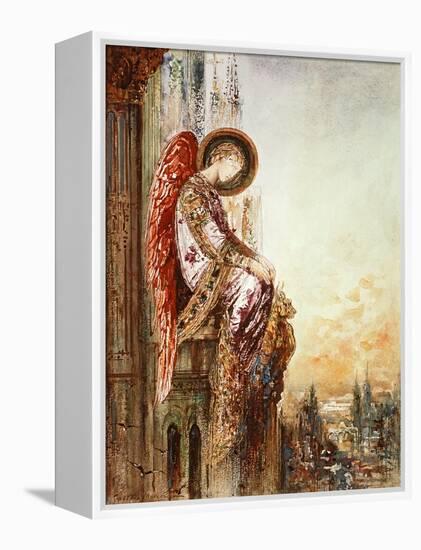 Angel Traveller (W/C)-Gustave Moreau-Framed Premier Image Canvas