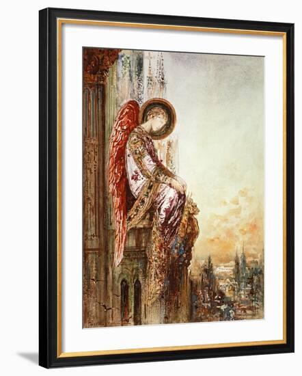 Angel Traveller (W/C)-Gustave Moreau-Framed Giclee Print