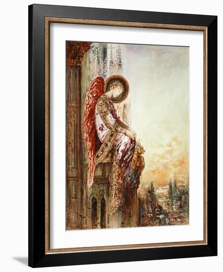 Angel Traveller (W/C)-Gustave Moreau-Framed Giclee Print