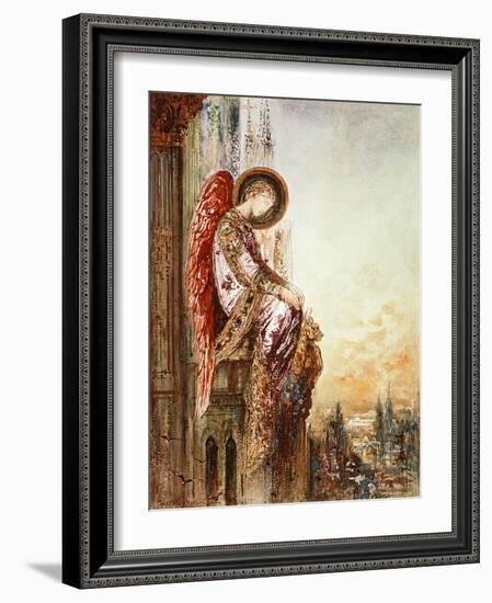 Angel Traveller (W/C)-Gustave Moreau-Framed Giclee Print