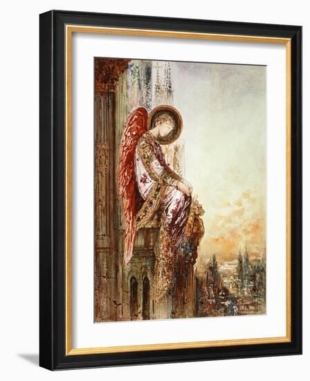 Angel Traveller (W/C)-Gustave Moreau-Framed Giclee Print