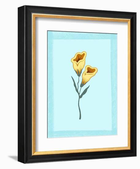 Angel Trumpet Flowers-Danielle O'Malley-Framed Art Print