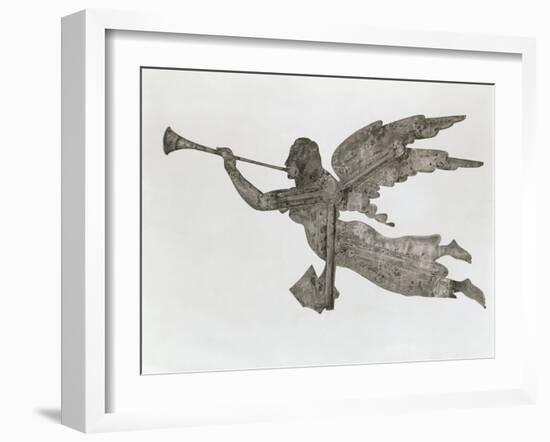 Angel Weathervane-null-Framed Giclee Print