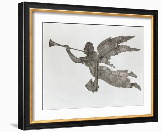 Angel Weathervane-null-Framed Giclee Print