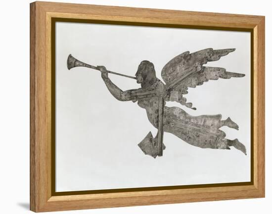 Angel Weathervane-null-Framed Premier Image Canvas