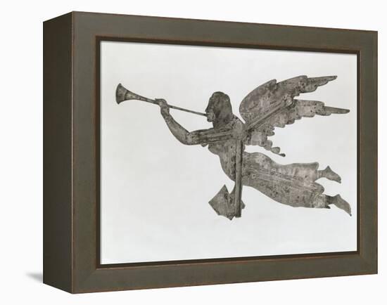 Angel Weathervane-null-Framed Premier Image Canvas