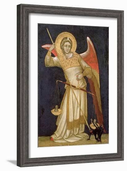 Angel Weighing a Soul, 1348-54-Ridolfo di Arpo Guariento-Framed Giclee Print