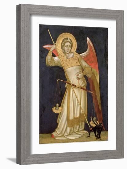 Angel Weighing a Soul, 1348-54-Ridolfo di Arpo Guariento-Framed Giclee Print