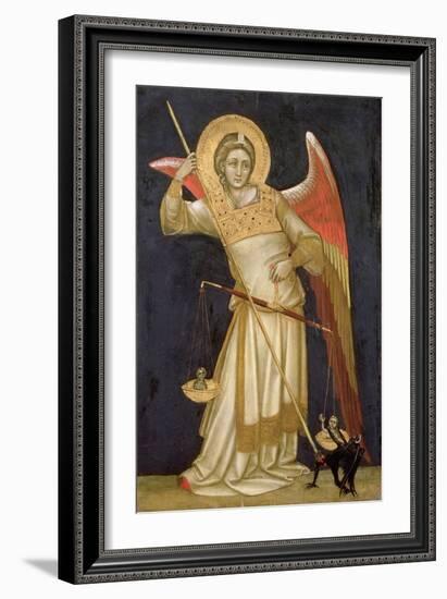 Angel Weighing a Soul, 1348-54-Ridolfo di Arpo Guariento-Framed Giclee Print