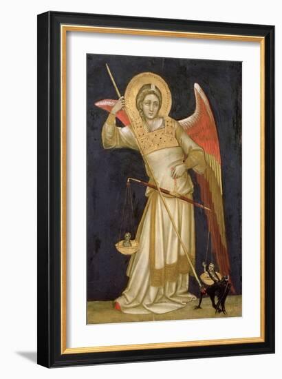 Angel Weighing a Soul, 1348-54-Ridolfo di Arpo Guariento-Framed Giclee Print