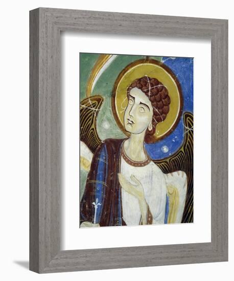 Angel, Western Figure, Detail of Southern Wing of Stone Cross-null-Framed Giclee Print