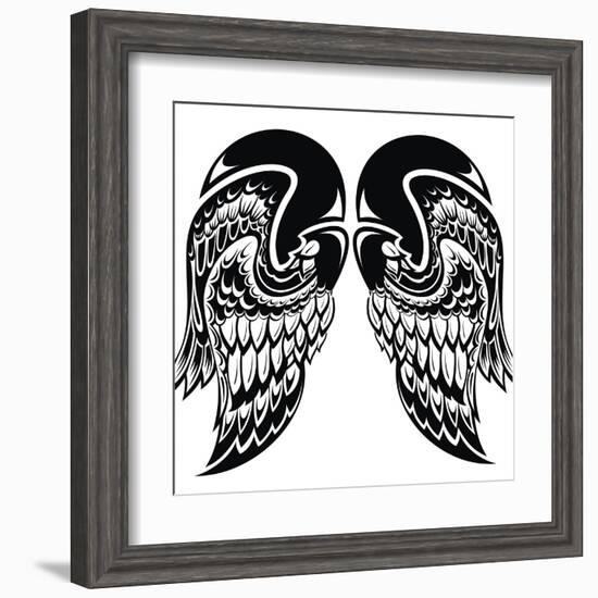 Angel Wings-worksart-Framed Art Print