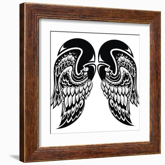 Angel Wings-worksart-Framed Art Print