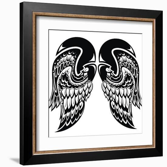 Angel Wings-worksart-Framed Art Print