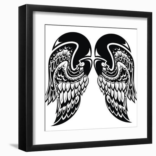 Angel Wings-worksart-Framed Art Print