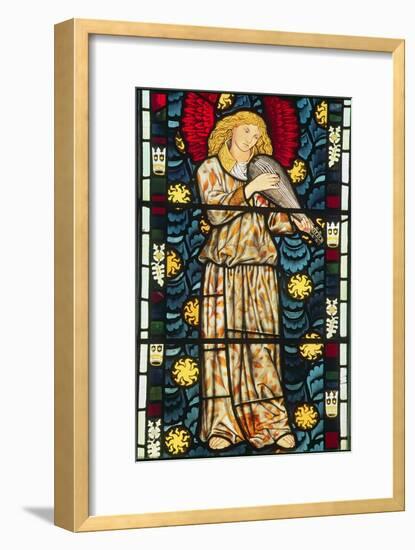 Angel with a Rebec, 1869-William Morris-Framed Giclee Print